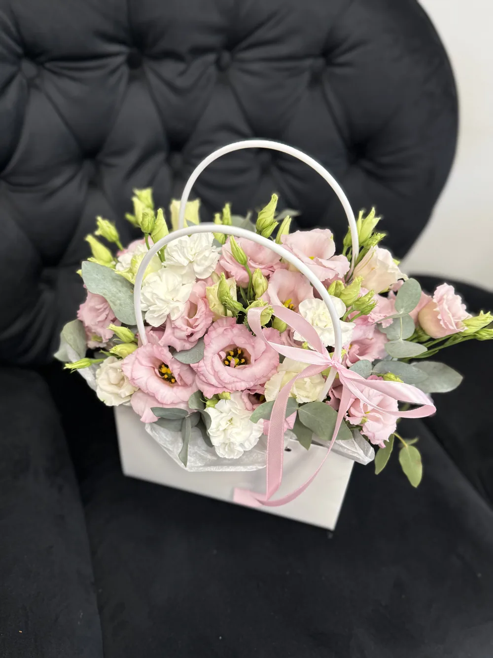 Flowerbox z eustomą