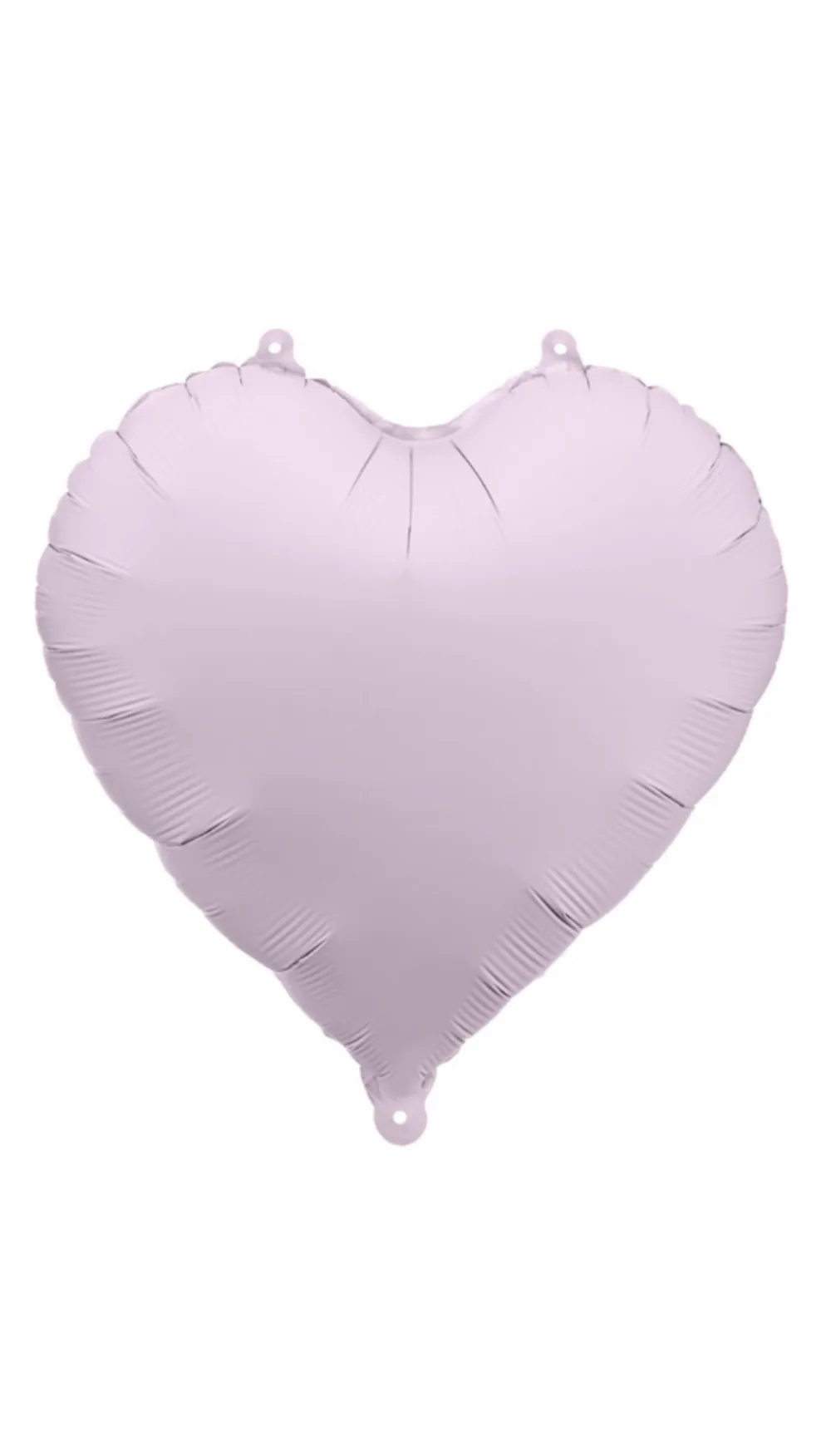 Balon różowe serce matowe