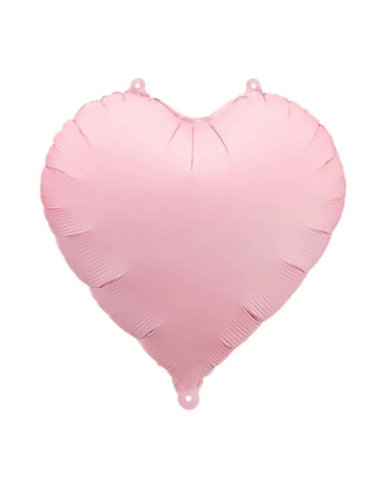 Balon różowe serce matowe