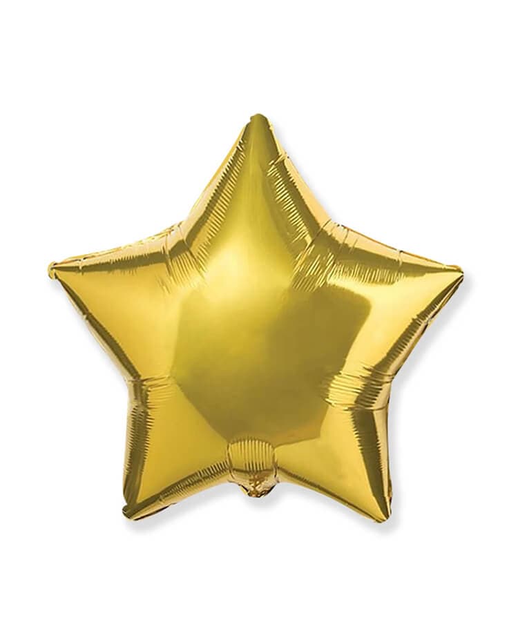 Balon złota gwiazda